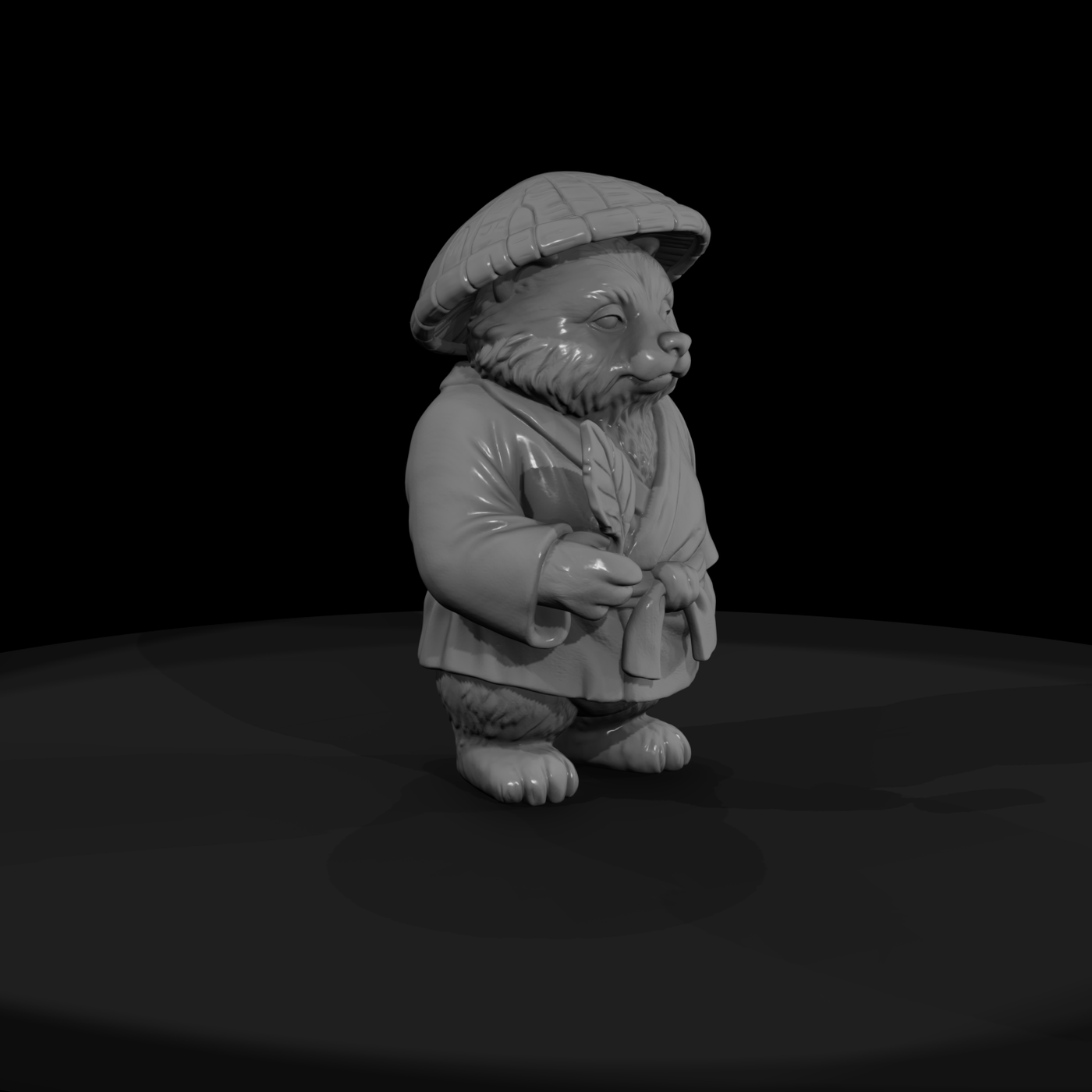 Myth 0457 Mythology Tanuki Miniature Figure