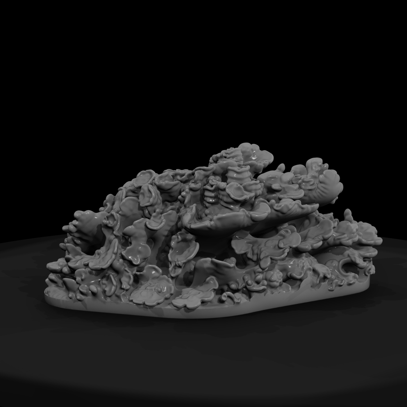 Stylized Coral Reef Accent
