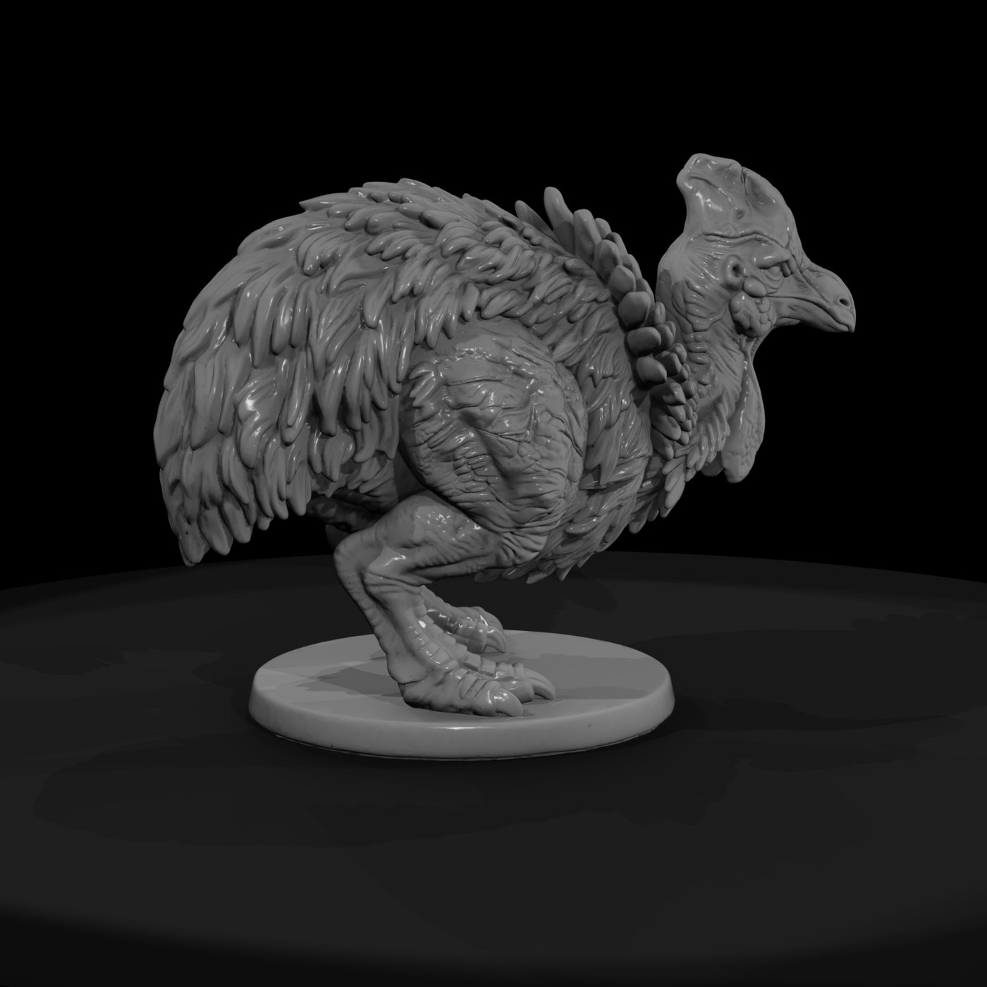 Creature Spine Ruff Cassowary Beast