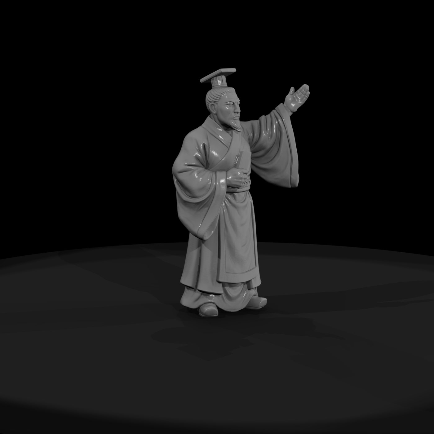 Hist 0053 Historical Han Wudi Miniature Figure