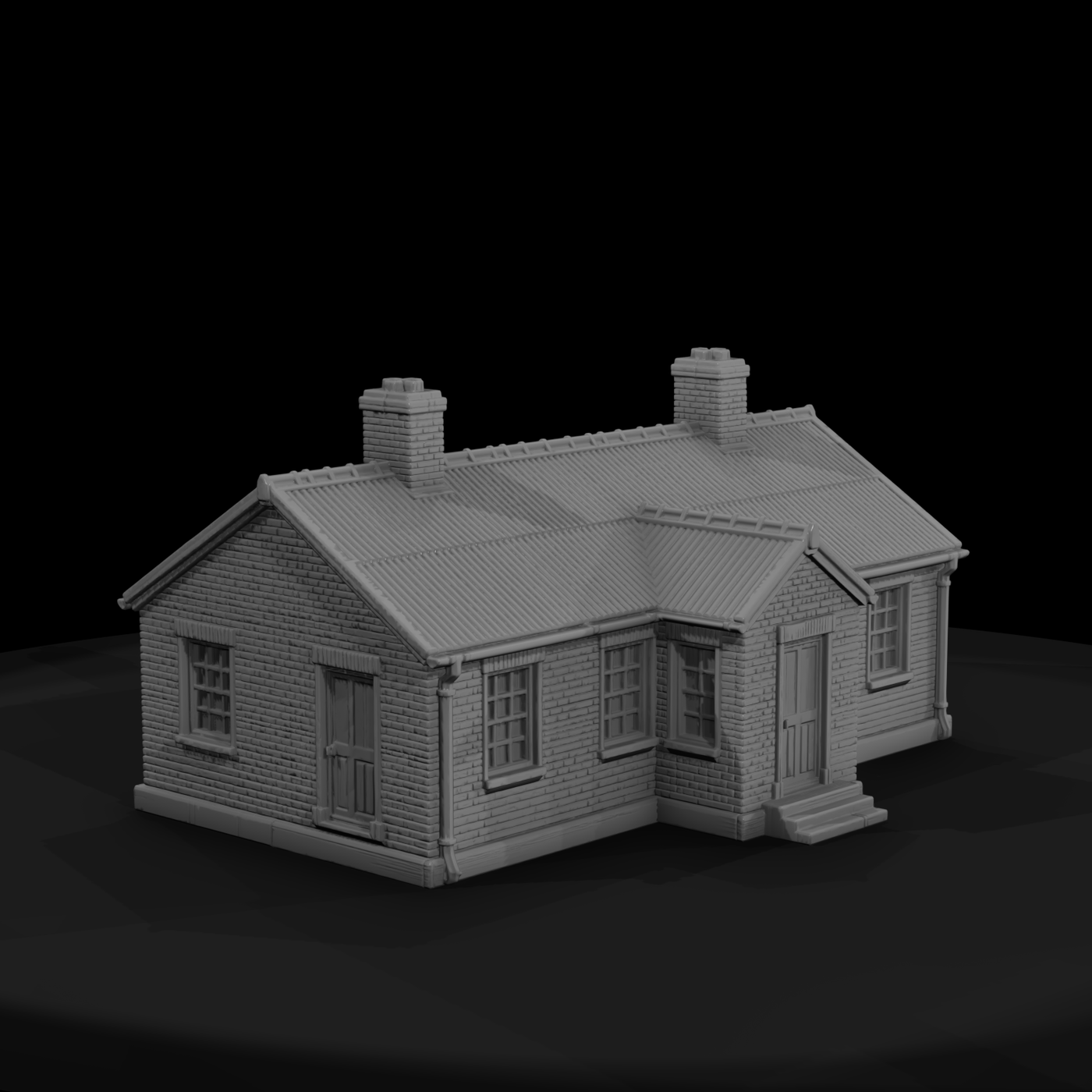 Mil 130 Ww2 England Officers Mess Hut