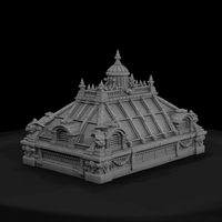 Ornate Skylight Roof Section Cupola and Dormers — thumbnail 4