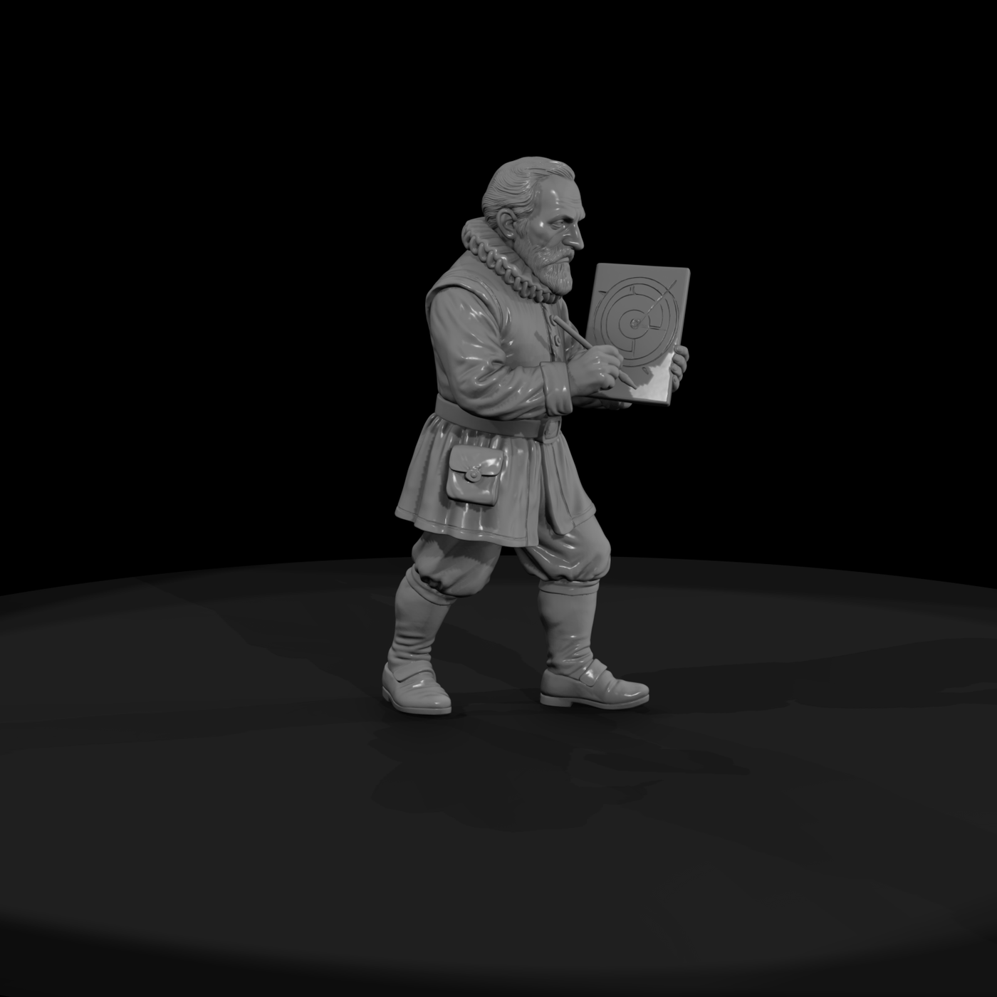 Hist 0128 Historical Johannes Kepler Miniature Fig