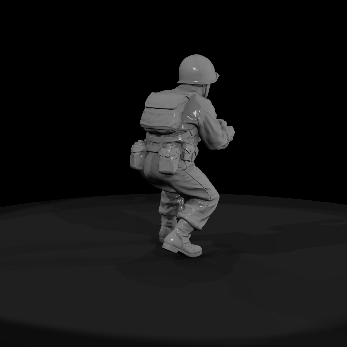 Ww2 Army 056 Wwii U S Army Artillery Crewman Figur
