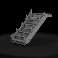 weathered-wooden-staircase-distressed-3d-printable-miniature-412963 — thumbnail 3