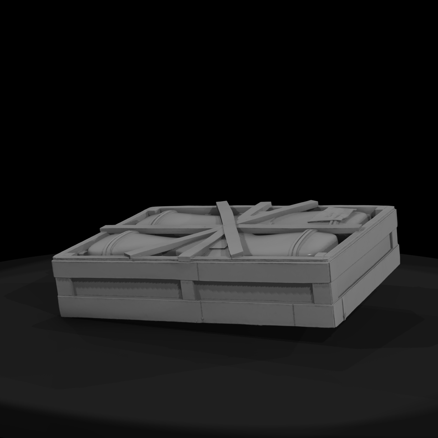 Military Shipping Crate with Rifle Cases ( Scatter)