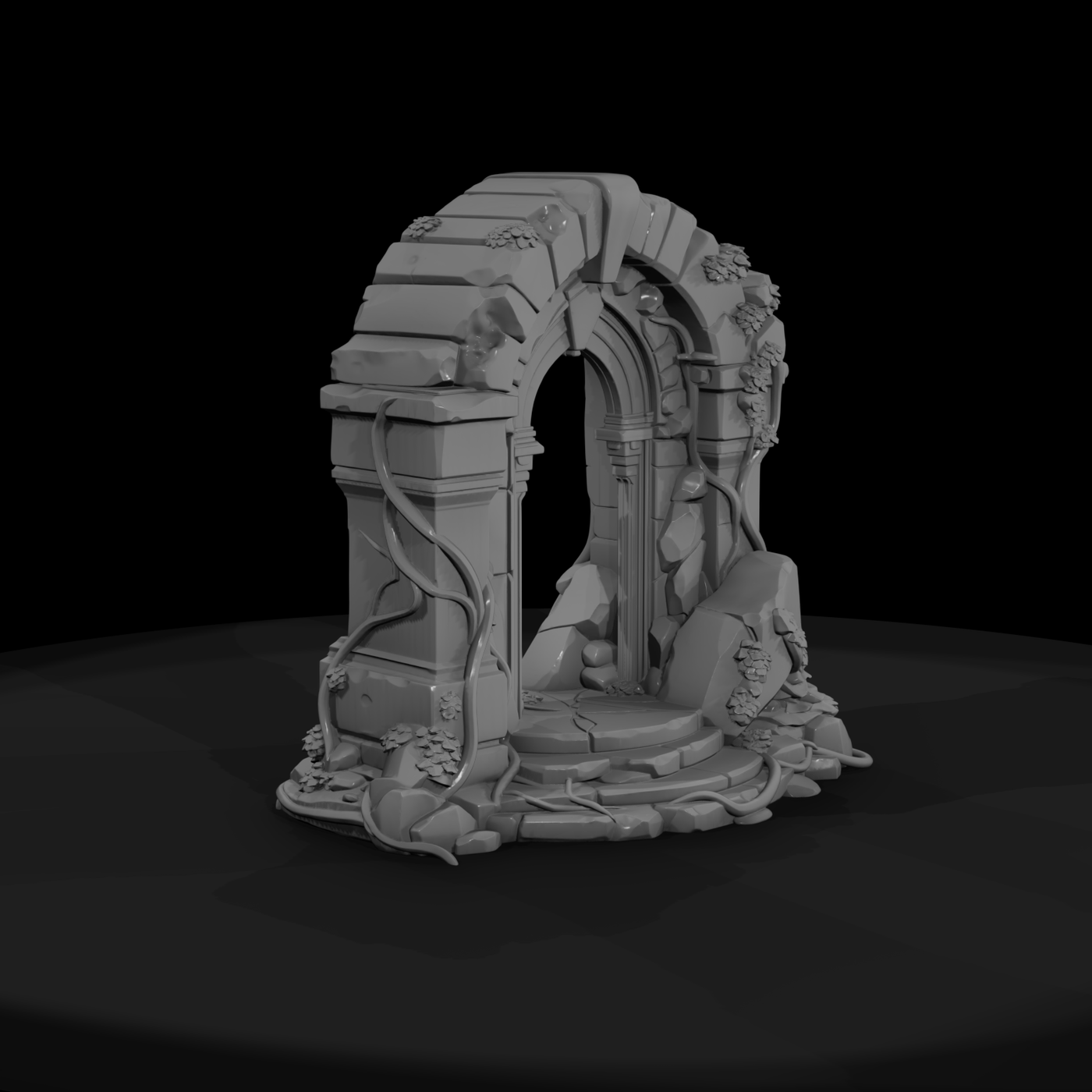 Ruined Stone Portal Archway