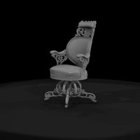 rococo_victorian_swivel_armchair_3d_model — thumbnail 2