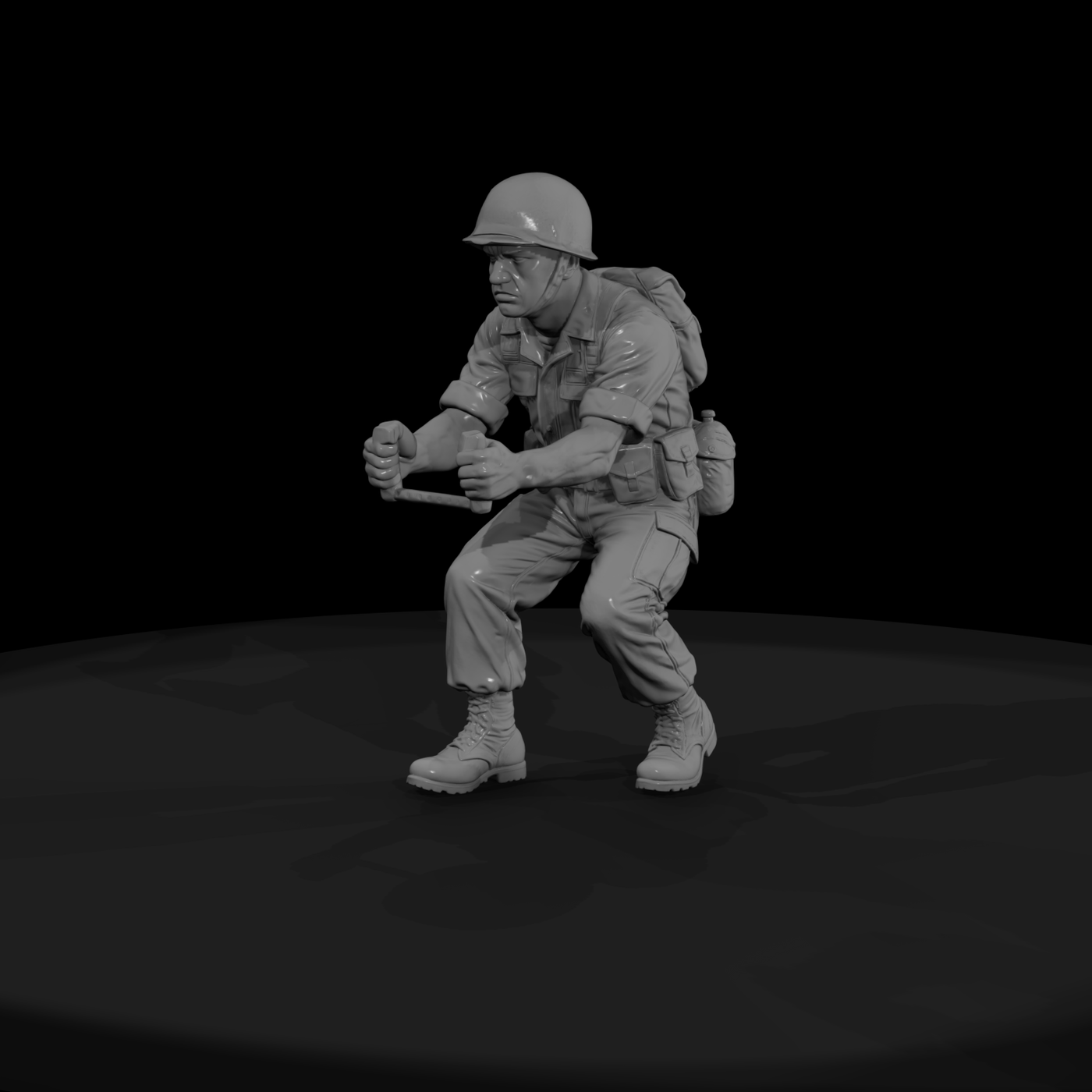 Vn Army 069 Vietnam U S Army Machine Gun Assistant