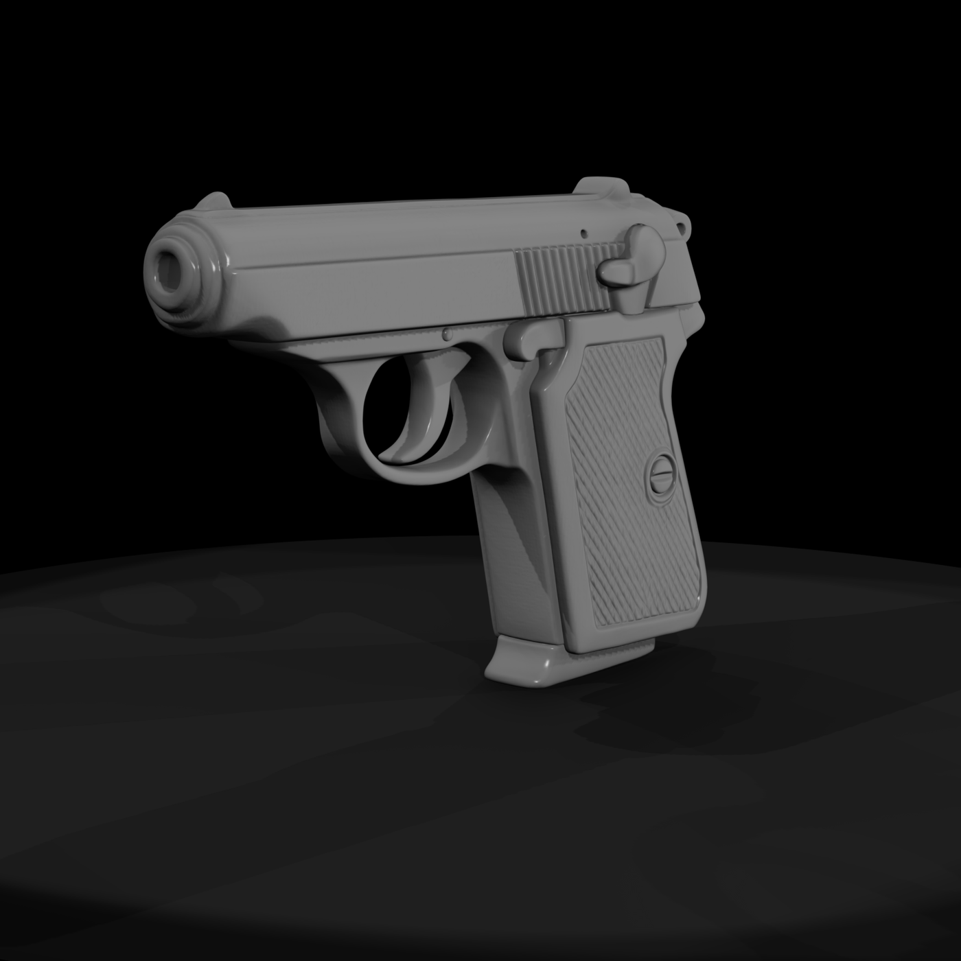 Compact Blowback Service Pistol
