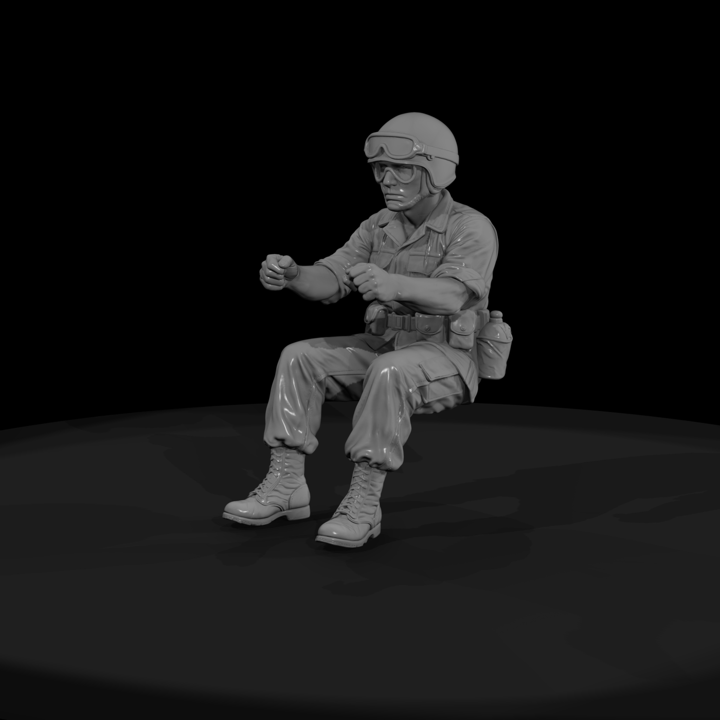 Vn Army 073 Vietnam U S Army Truck Driver Figure