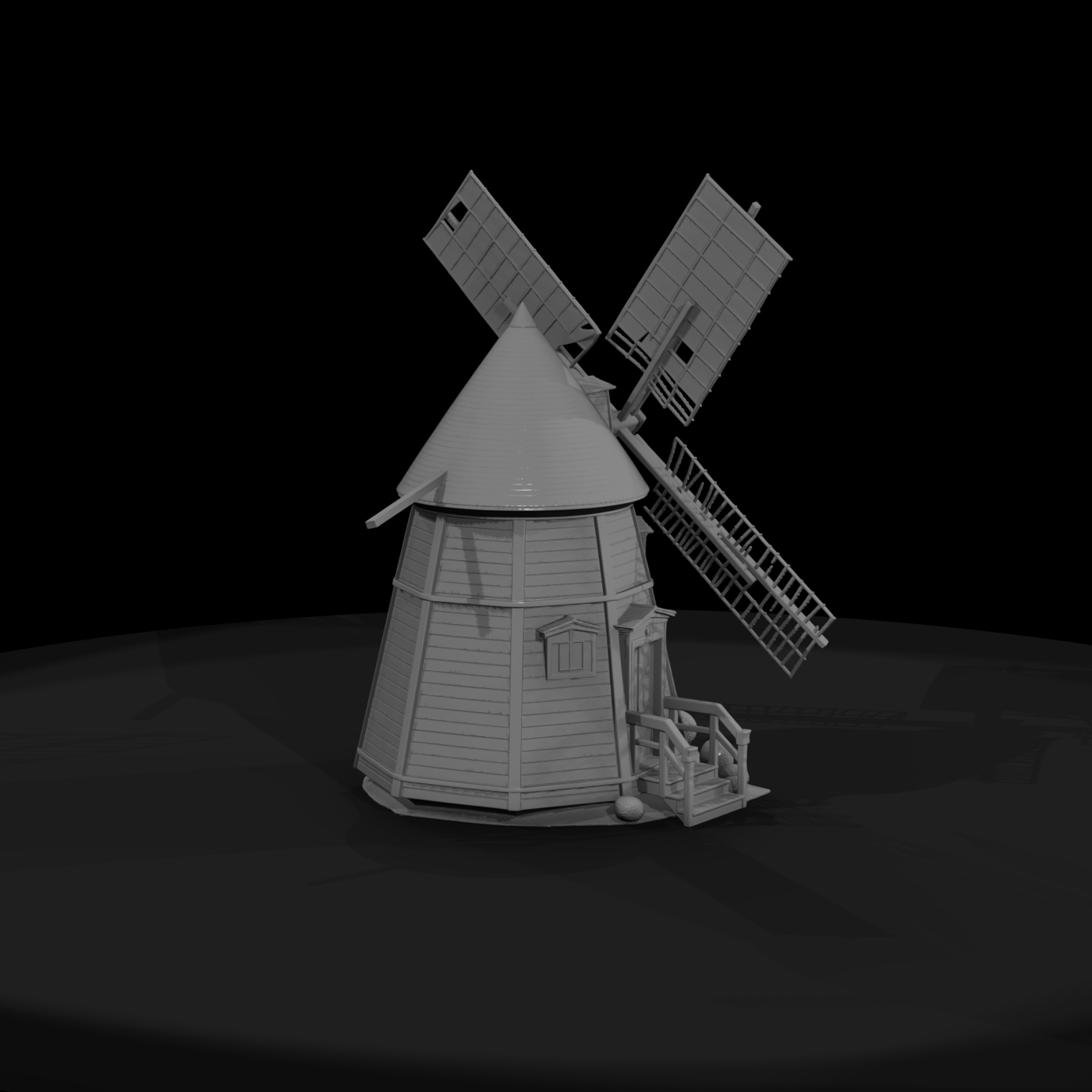 20260612 White Red Roof Windmill 0Df094Cd2B
