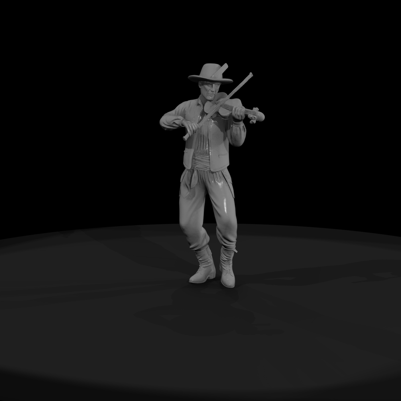 Stylized Folk Violinist