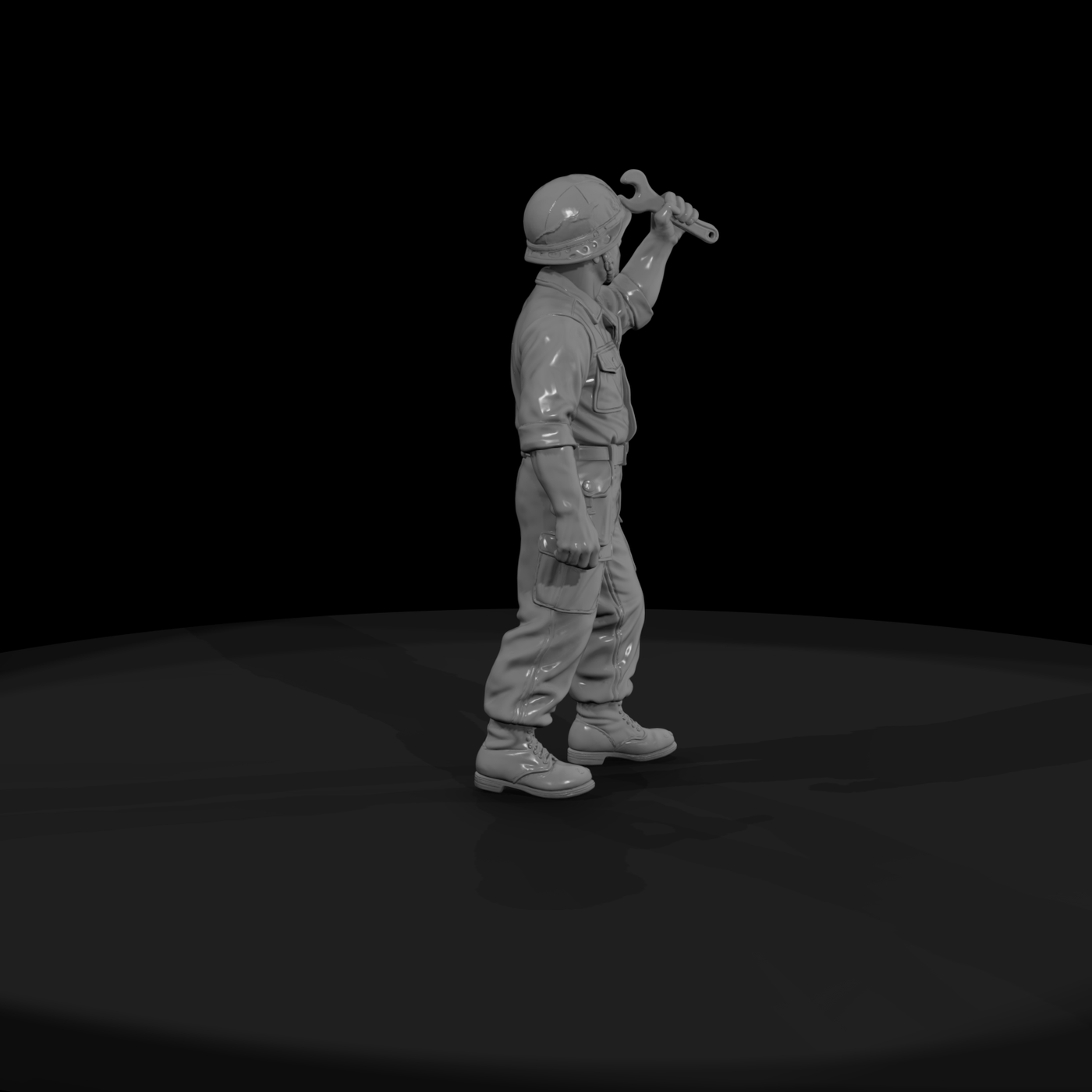 Vn Army 027 Vietnam U S Army Mechanic Figure