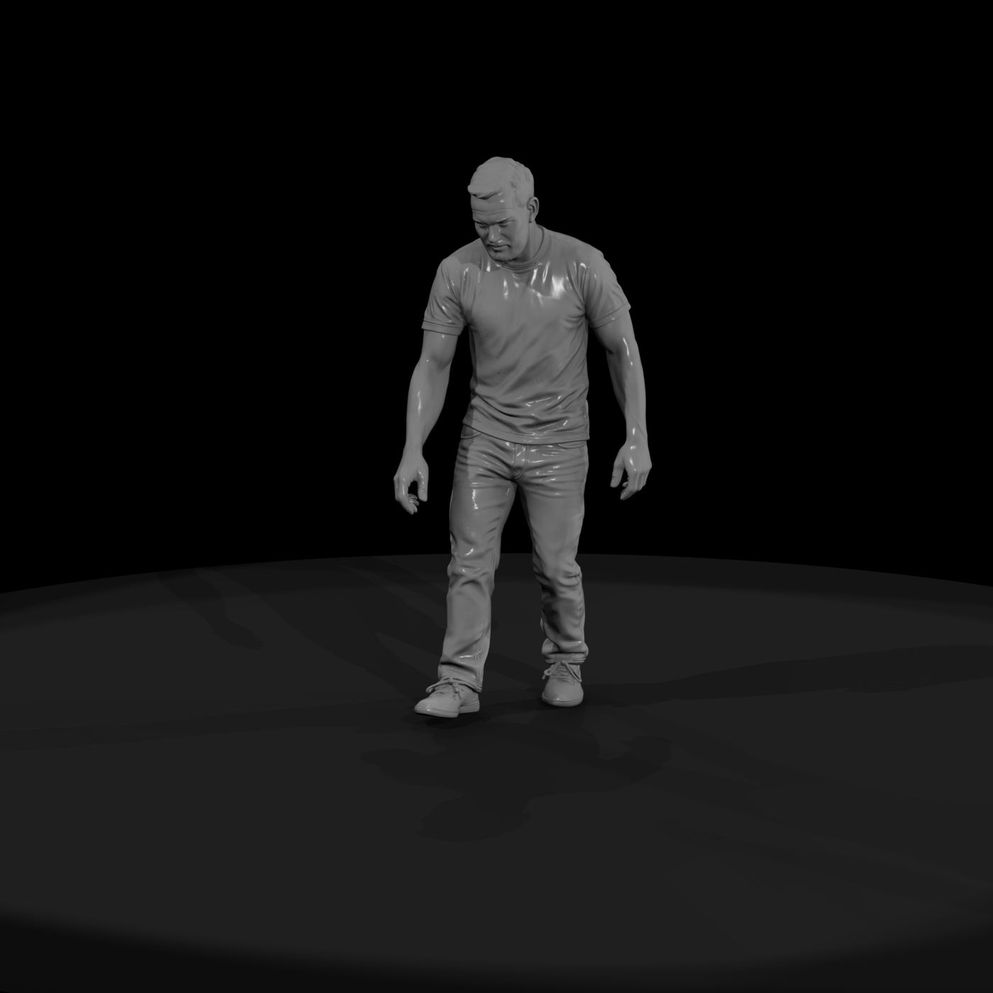 Young Man Playing Hacky Sack