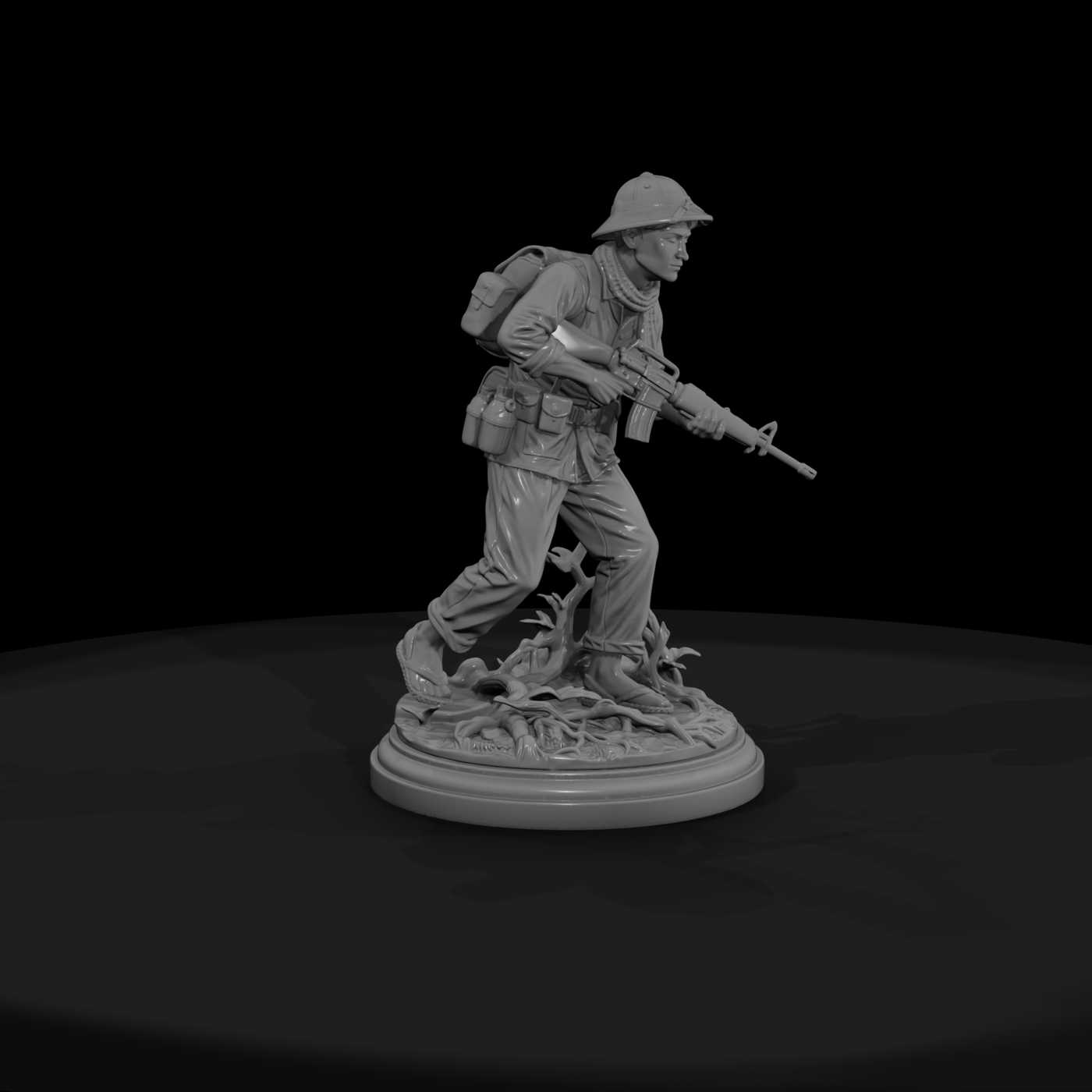 Viet Cong Scout on Patrol