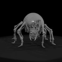 stylized-monstrous-cave-spider-miniature-tabletop-diorama-172047 — thumbnail 3