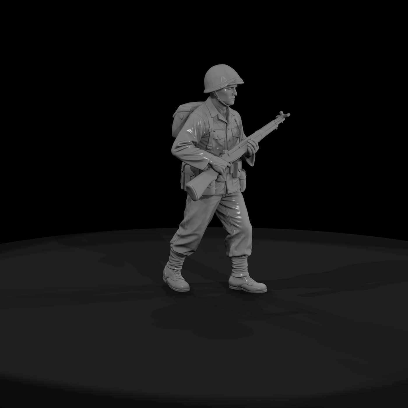 Ww2 Usmc 078 Wwii U S Marine Corps Scout Figure