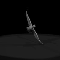 flying-duck-sculpture-mid-flight-ho-scale-1-87-651577 — thumbnail 3