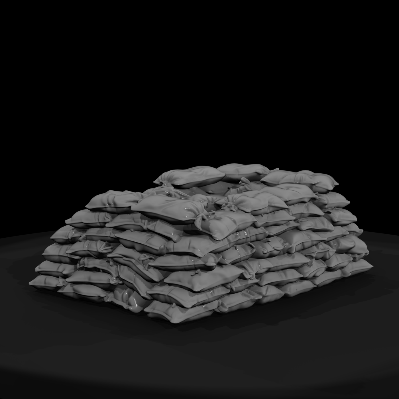 Mil 117 Ww2 Pacific Sandbag Stockpile