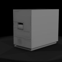 retro_dual_screen_crt_television_3d_model — thumbnail 3