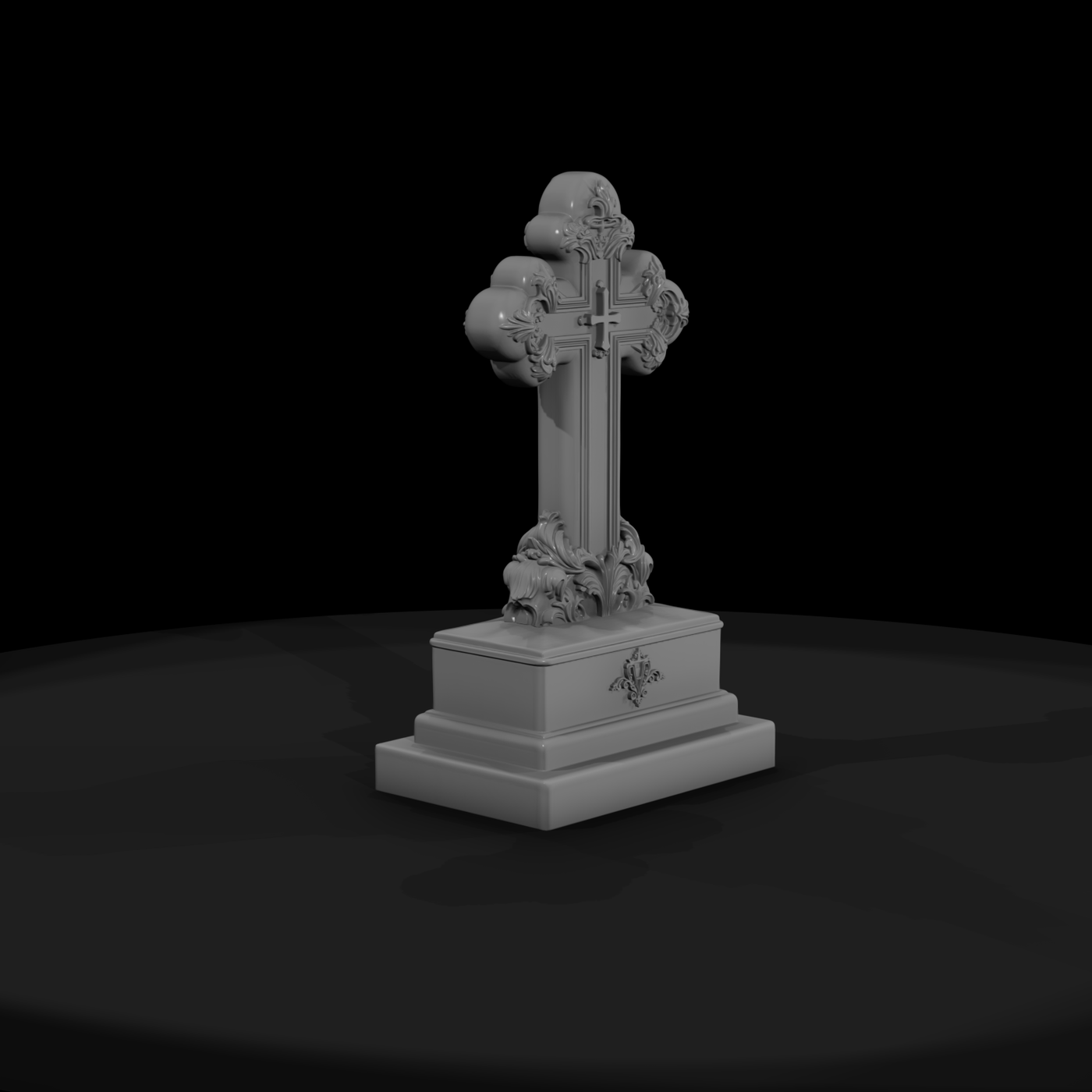 20260612 Ornate Carved Stone Cross F7931B99D5