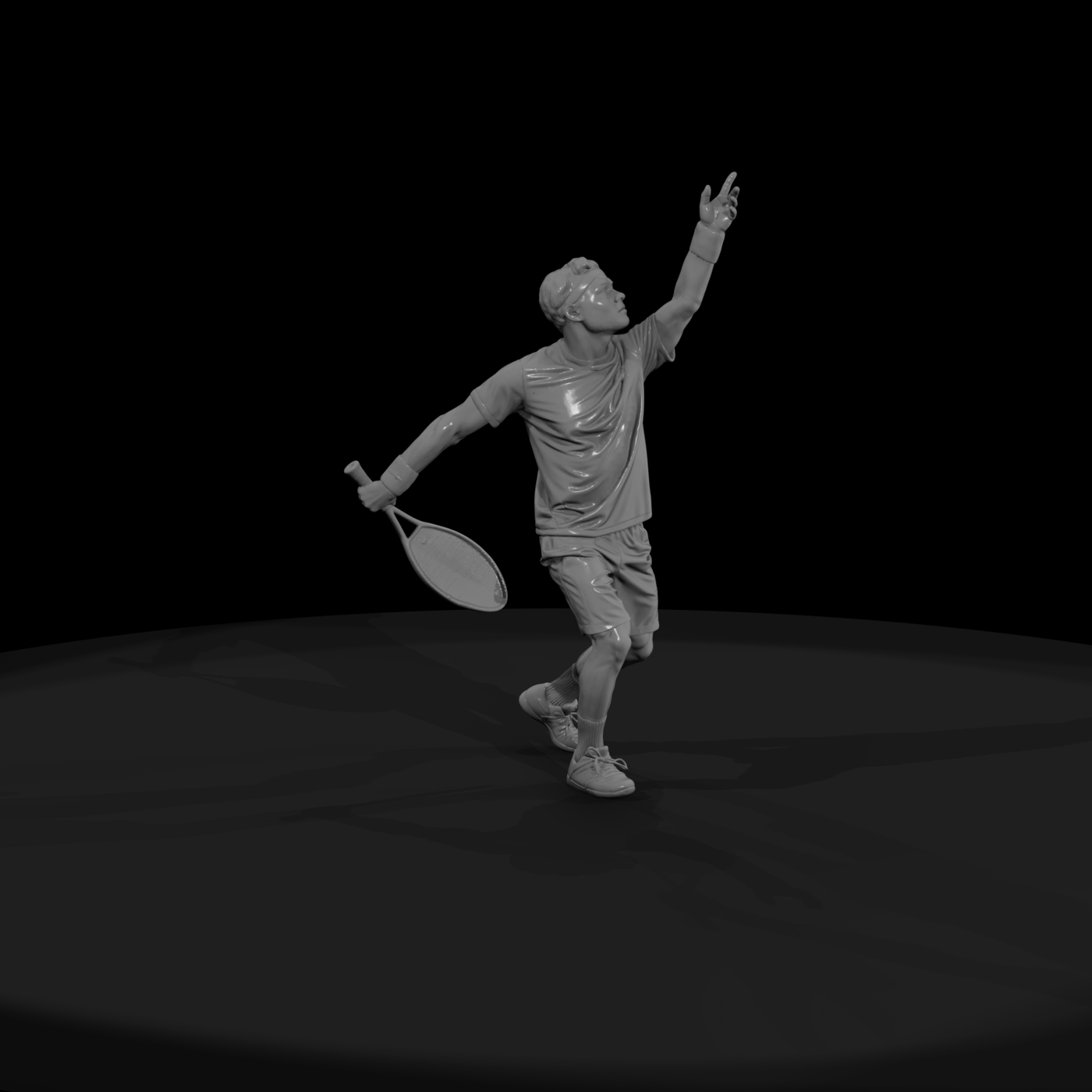 0080 Sports Tennis Serve M