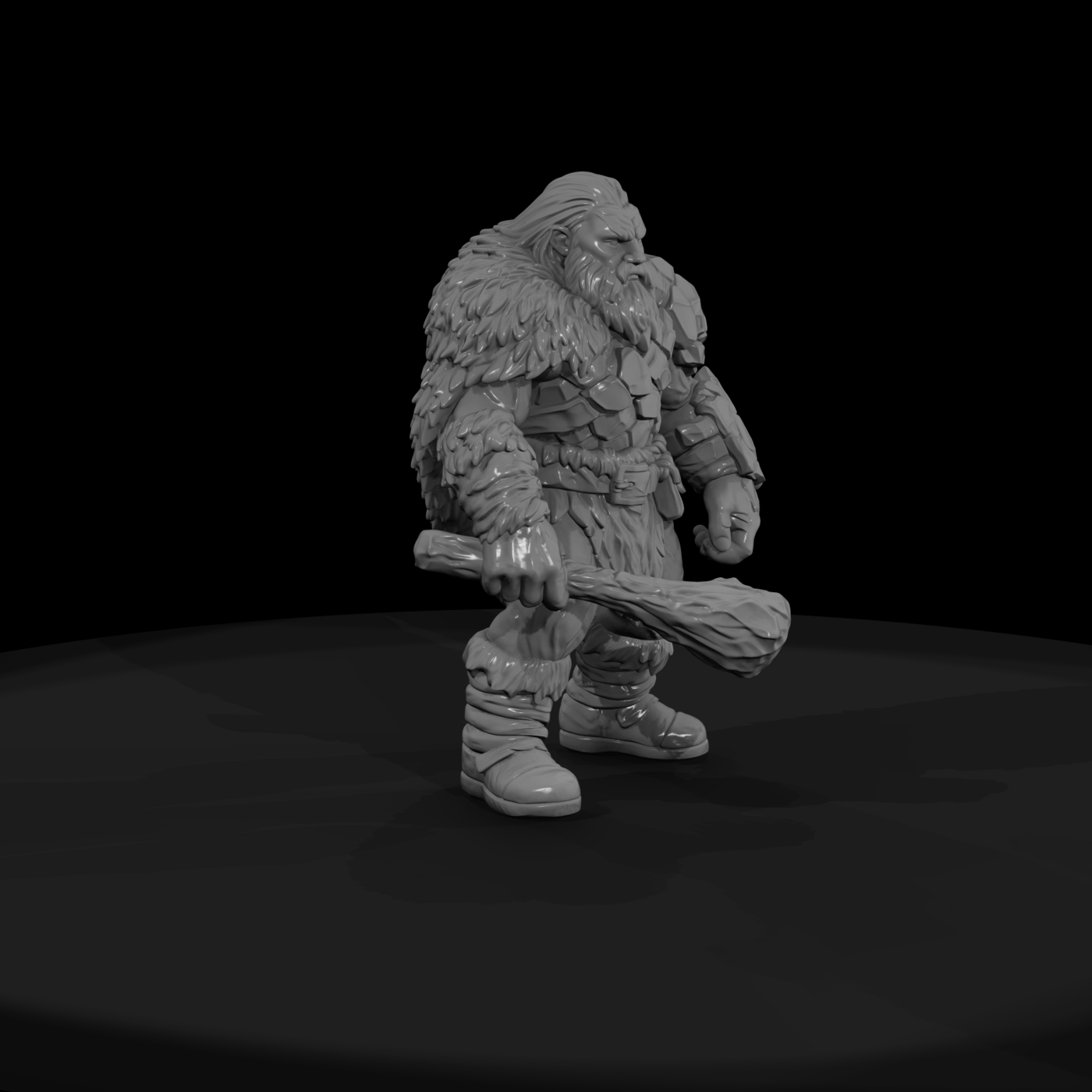 Myth 0332 Mythology Frost Giant Warrior Miniature