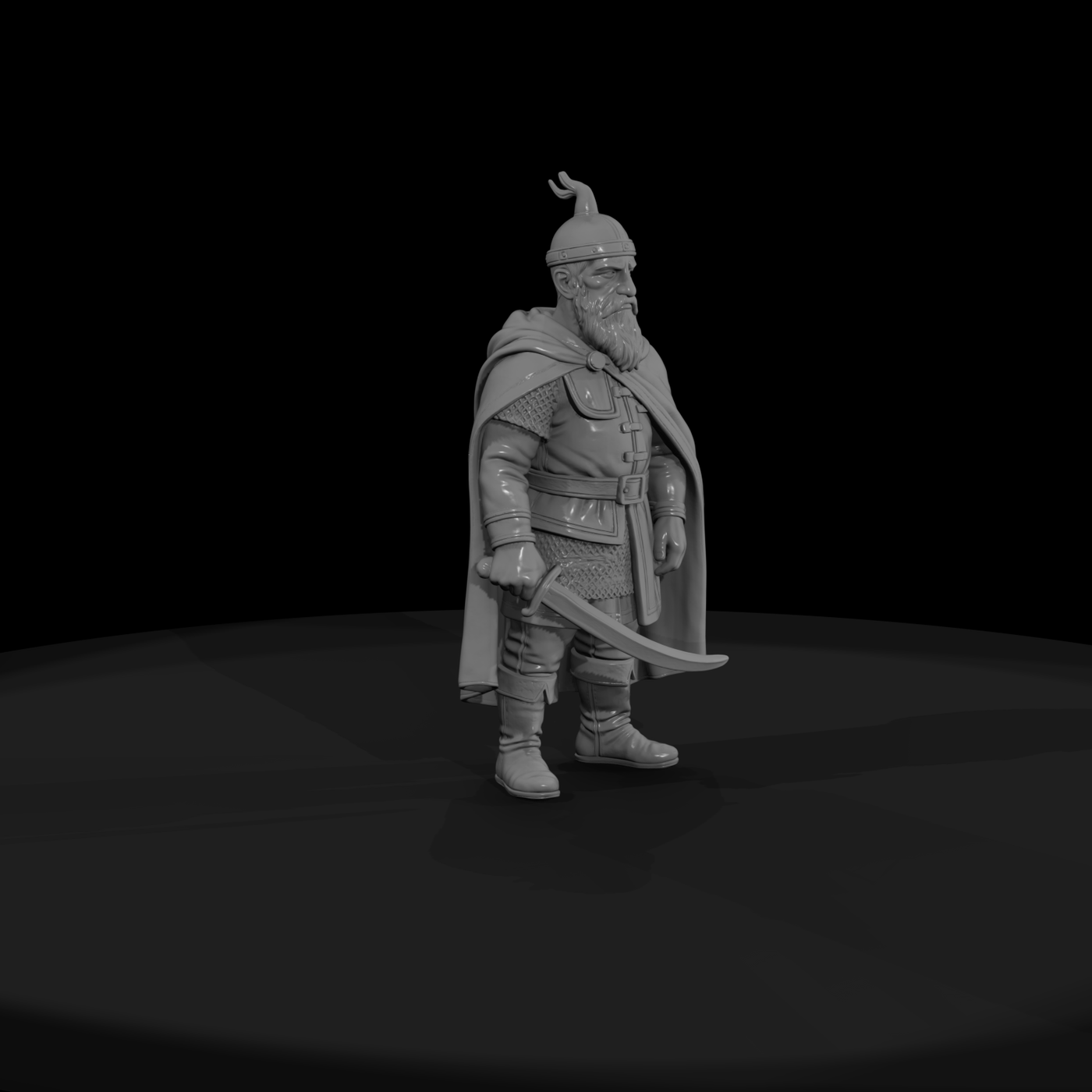 Hist 0097 Historical Skanderbeg Miniature Figure