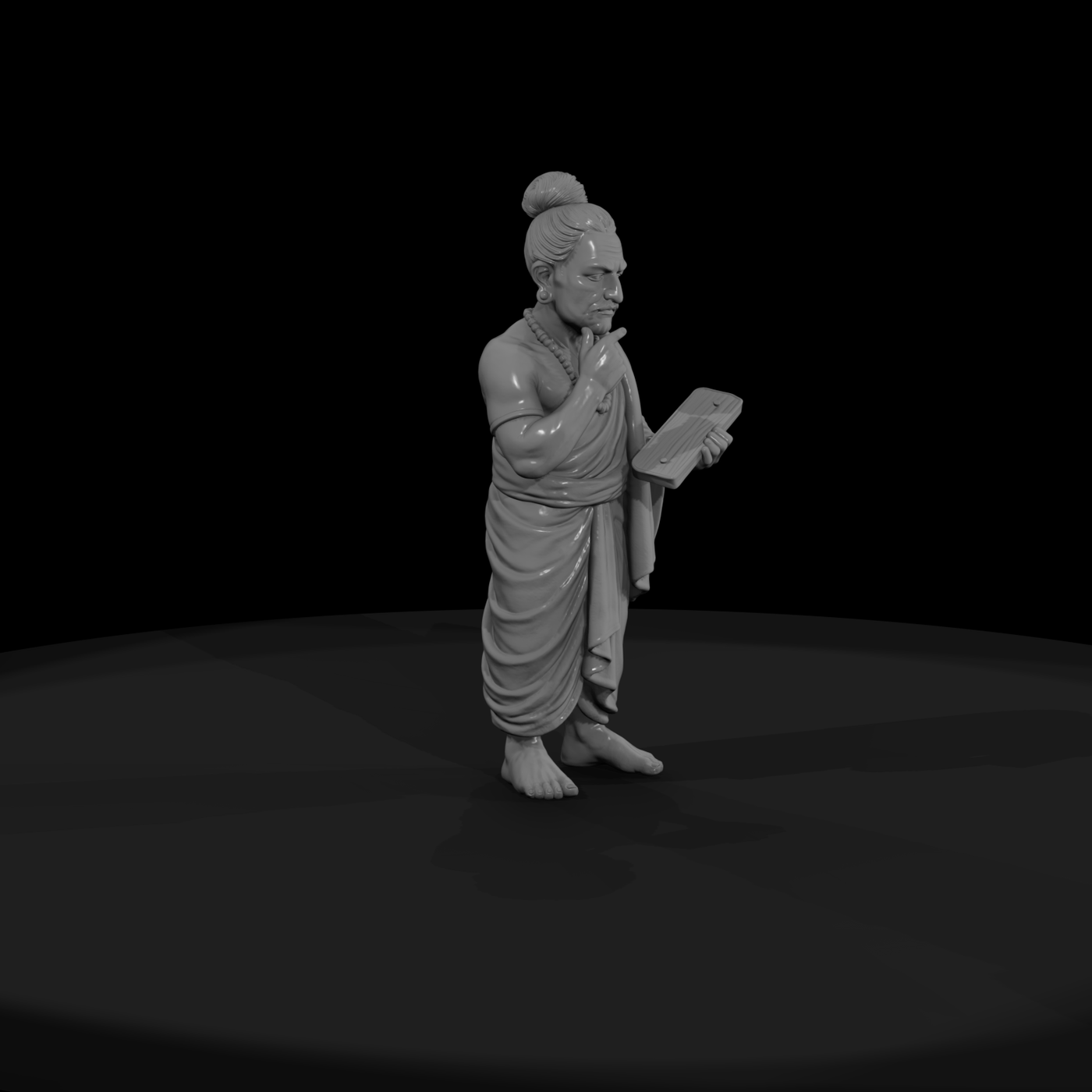 Hist 0061 Historical Kalidasa Miniature Figure