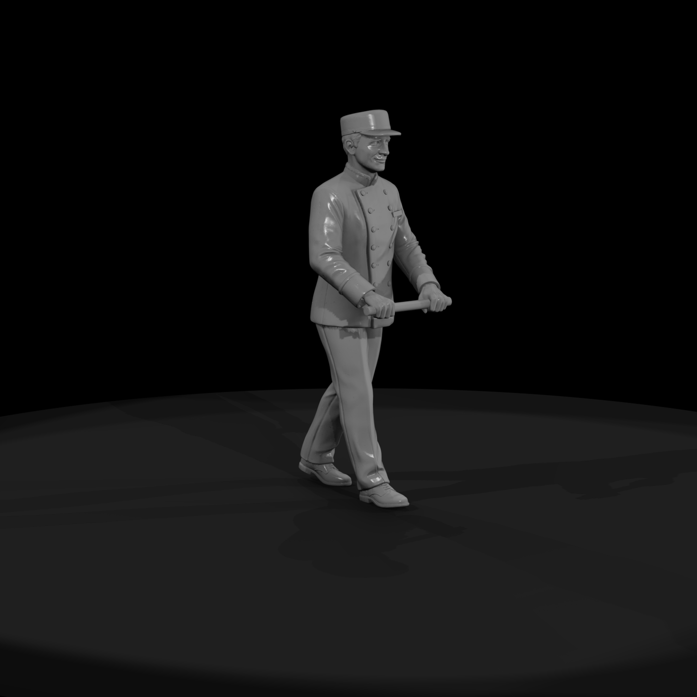 Hotel Bellhop in Uniform