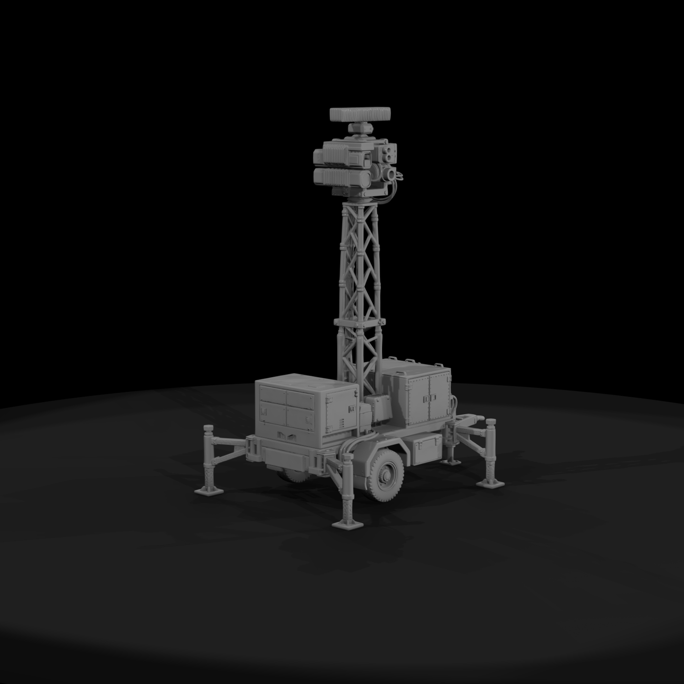 Mil 272 Modern Desert Deployable Radar Mast