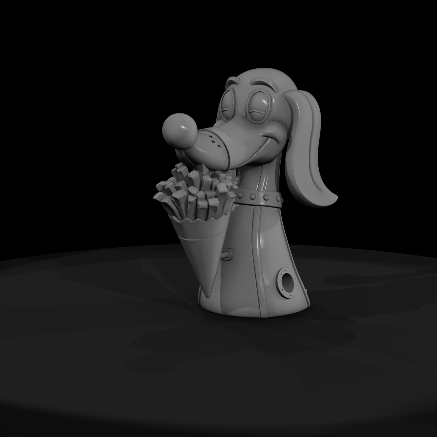 Fry Pup — Stylized Dog French Fry