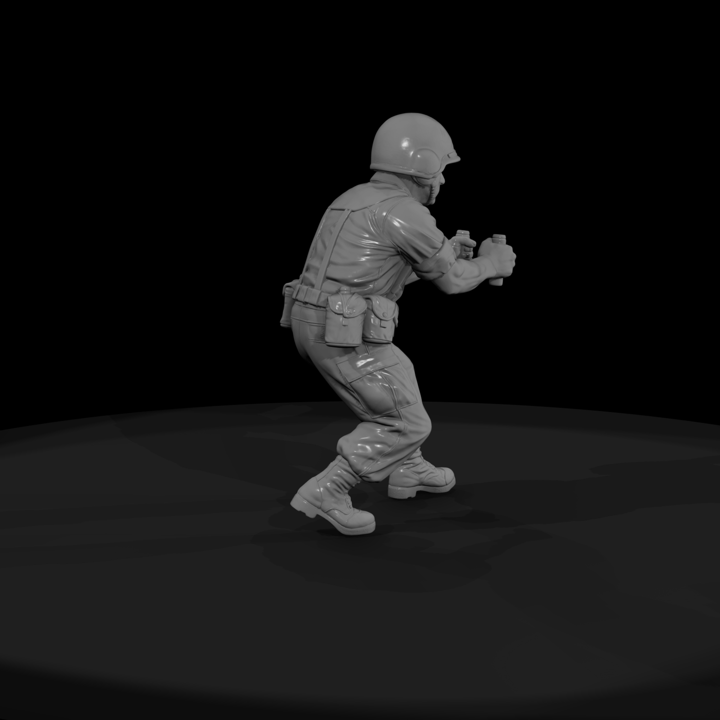 Vn Army 072 Vietnam U S Army Artillery Crewman Fig