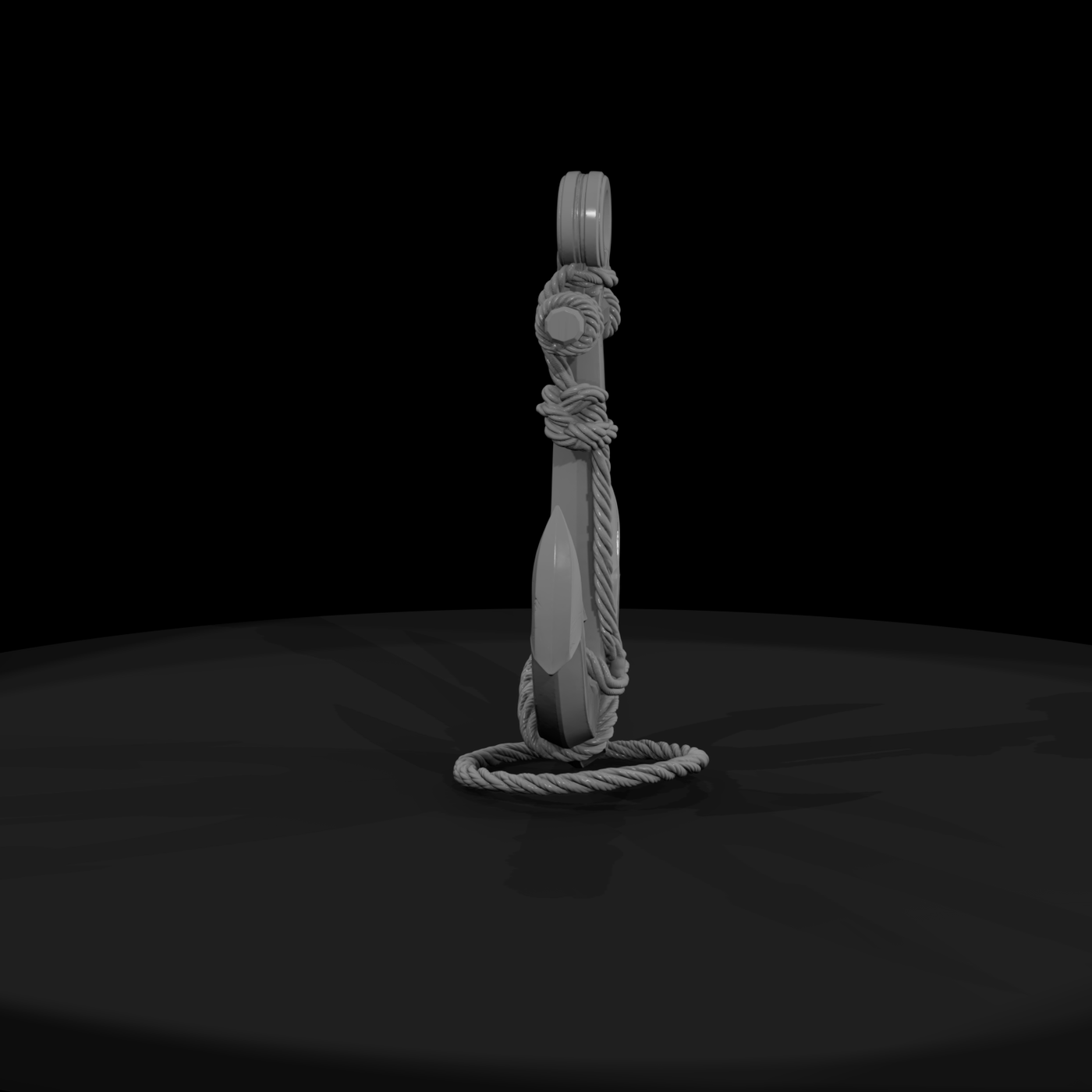 Stylized Nautical Anchor