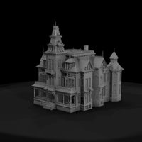 victorian-gothic-mansion-ho-1-87-diorama-building-124221 — thumbnail 3