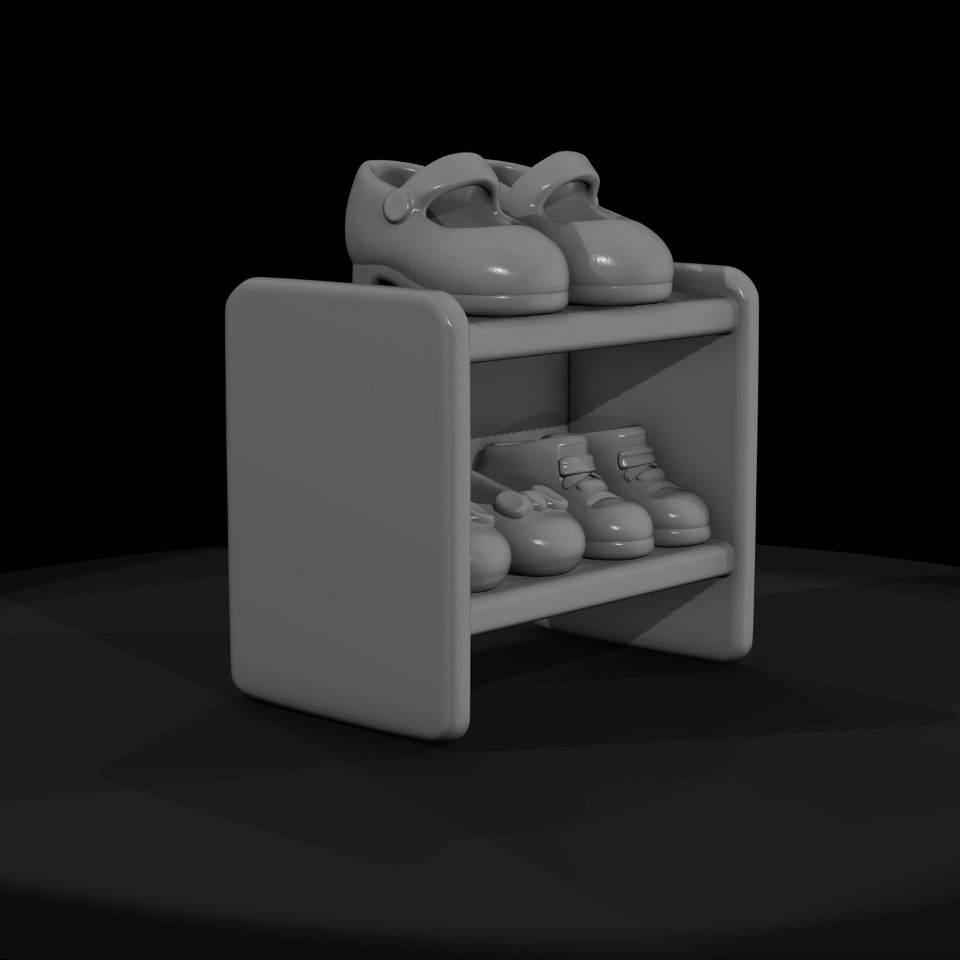 Mr Toyprops 100 001 015 Fashion Doll Shoe Shelf