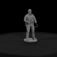 Modern City Officer in Tactical Vest — thumbnail 3