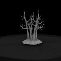 stylized-dead-tree-cluster-3d-model-p5zdce7f-63daa5 — thumbnail 2