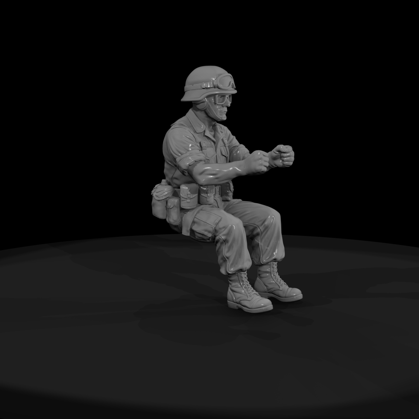 Vn Army 089 Vietnam U S Army Truck Driver Figure