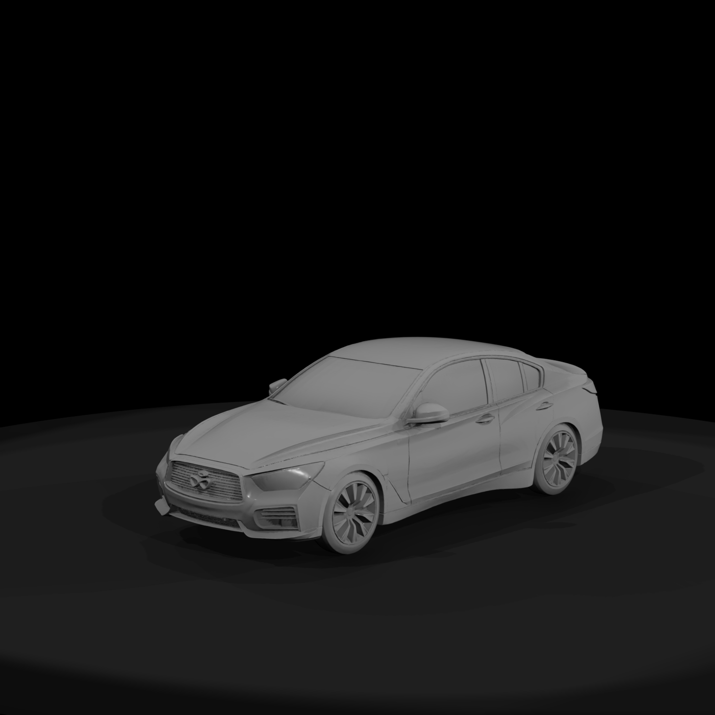 Luxury Sedan Car and Train Layouts