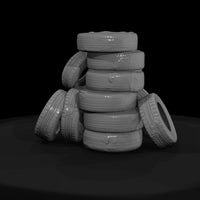 stack-of-tires-miniature-tire-pile-192489 — thumbnail 2