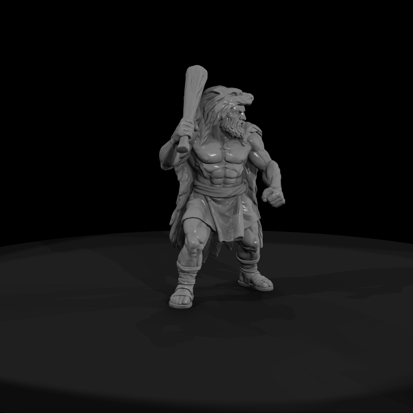 Myth 0265 Mythology Heracles Miniature Figure