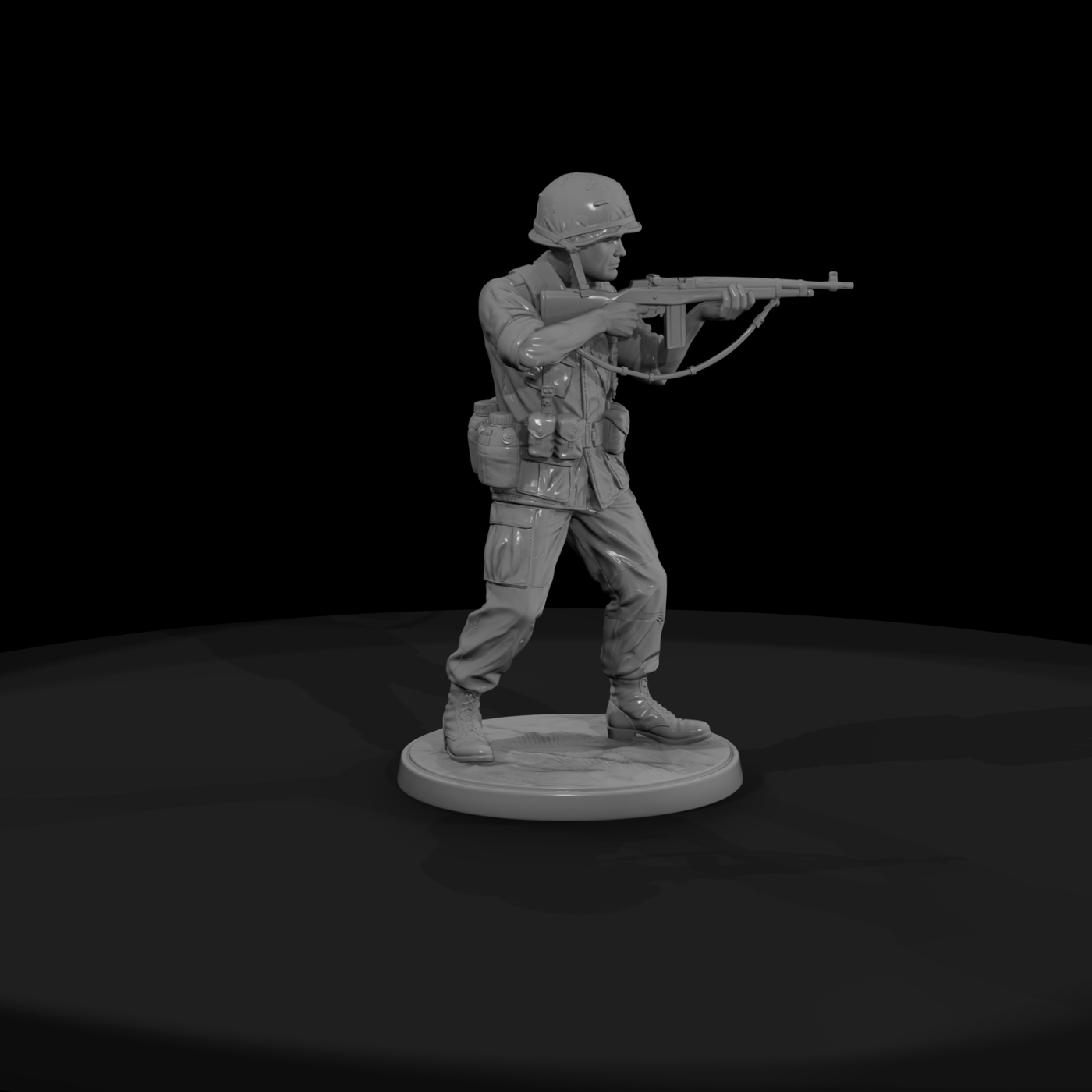 Vnh 034 United States Army Rifleman M14