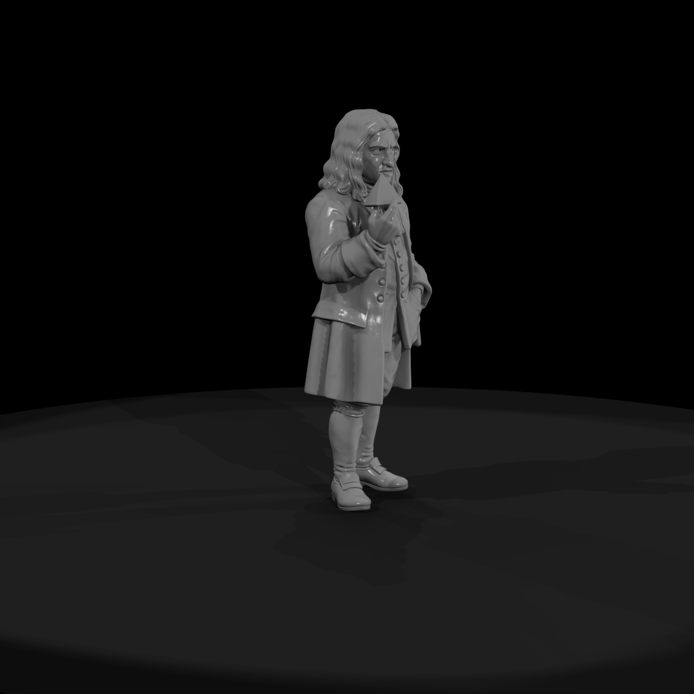 Hist 0129 Historical Isaac Newton Miniature Figure