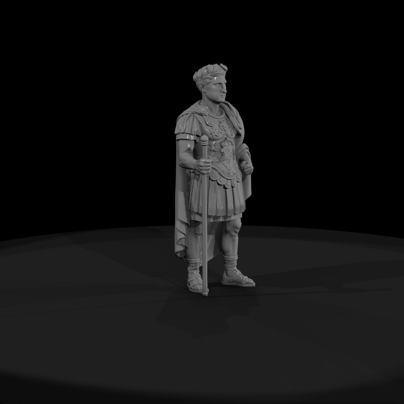 Hist 0036 Historical Augustus Miniature Figure