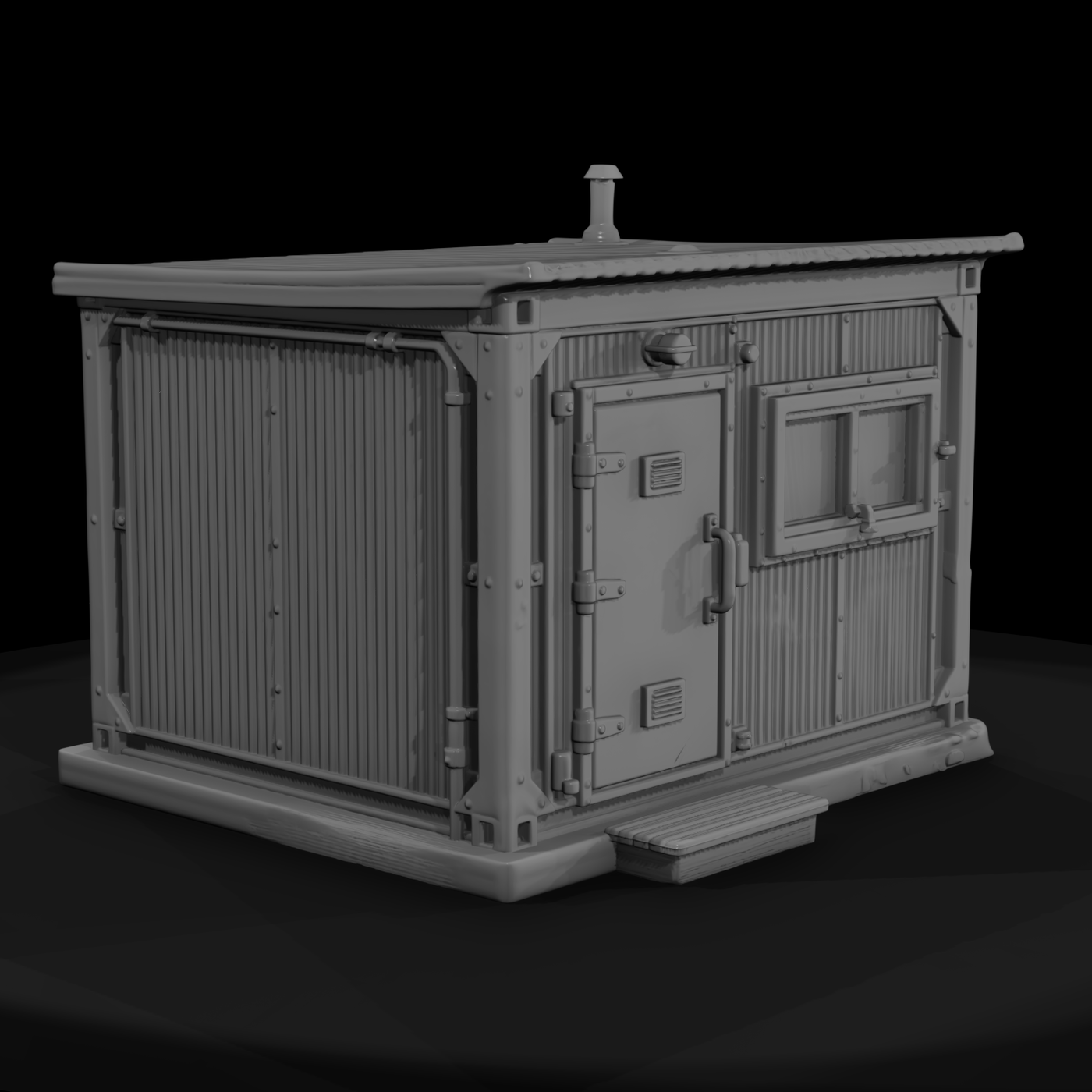 Mil 223 1980S Cold War Guard Shack