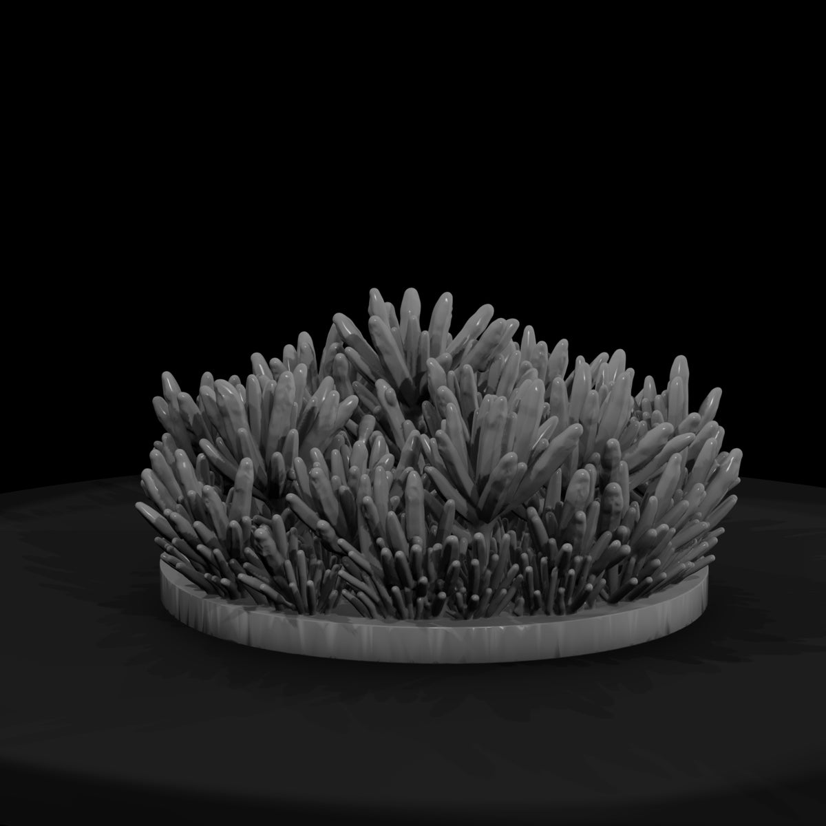 stylized-frosted-grass-bush-3d-printable-456440