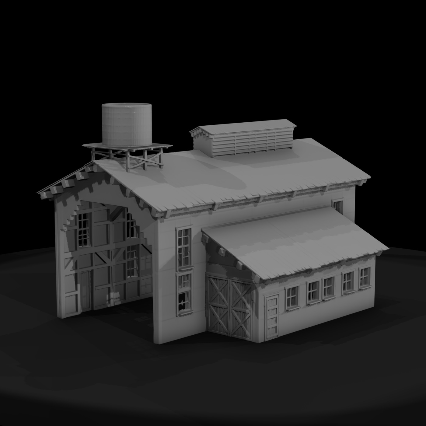 20260612 Railroad Engine House Model Af96854075