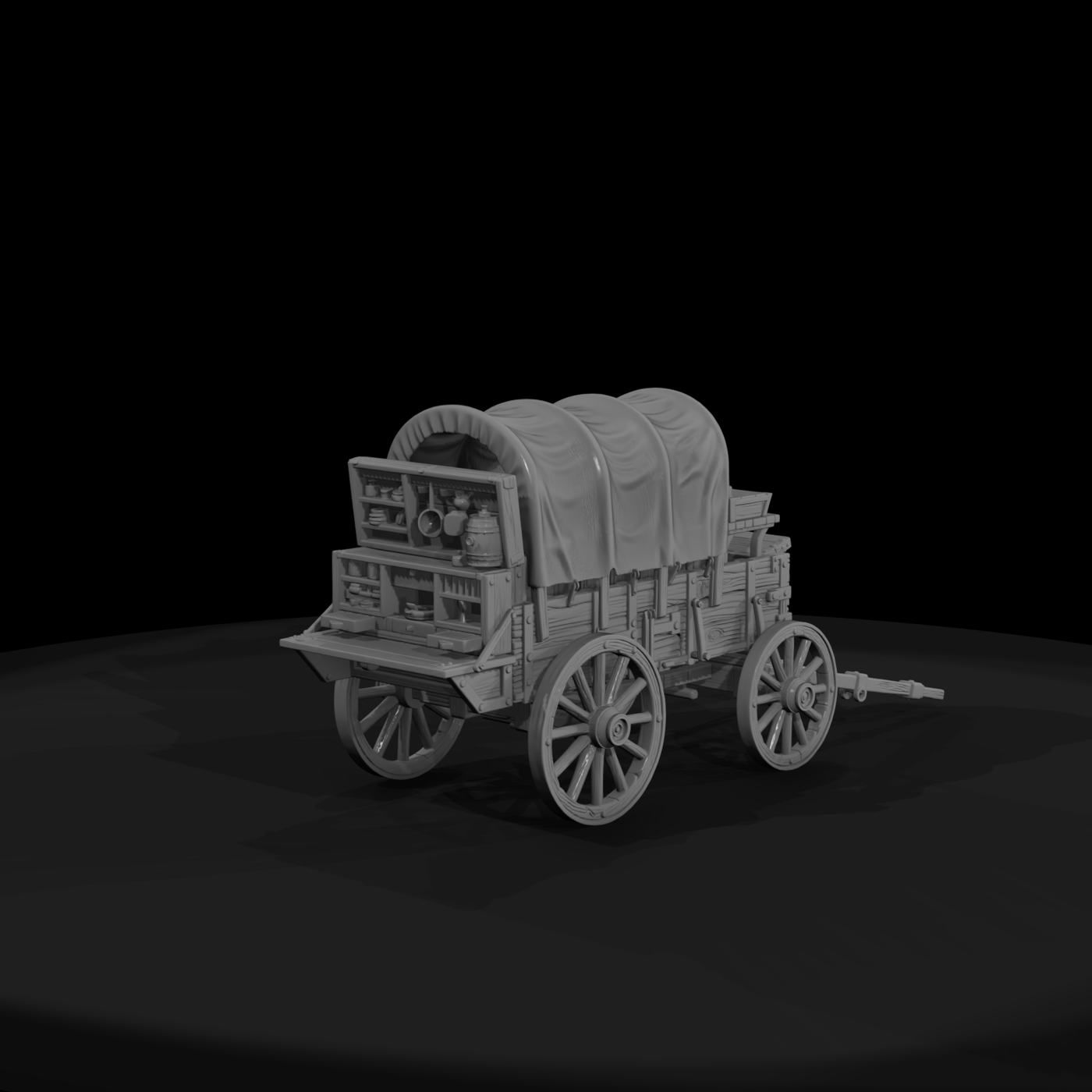 Mil 072 Wild West Fort Chuck Wagon